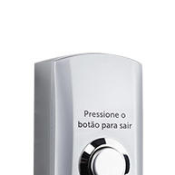 Foto 2 do produto Acionador de Saída Intelbras BT 3000 IN Inox Sobrepor