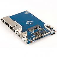 Foto 2 do produto Roteador Banana Pi BPI-R1 1GB RAM 5 Portas Gigabit SATA Wi-Fi
