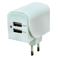 Foto 1 do produto Fonte Carregador USB Dupla Intel 5V 2A 1A