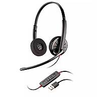 Foto 1 do produto Headset Plantronics Blackwire C320 UC USB Biauricular com Microfone de Cancelamento de Ruído