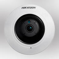 Foto 1 do produto Câmera IP Fisheye Hikvision DS-2CD2942F-I-S 4MP Panorâmica