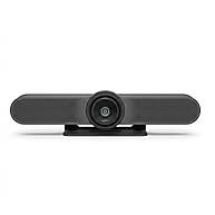 Foto 1 do produto Câmera de Videoconferência Logitech MeetUp 4K Ultra HD All-in-One — FOV 120°, Zoom 5x, Bluetooth e 3 Microfones Beamforming