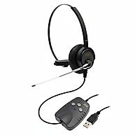 Foto 2 do produto Adaptador Headset USB Zox DS-50 + Headset HZ-50 RJ9 - Kit DH-50T para VoIP e Softphone