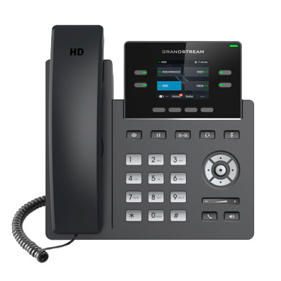 Foto 2 do produto Telefone IP Grandstream GRP2612P 2 Linhas SIP com PoE e Áudio HD