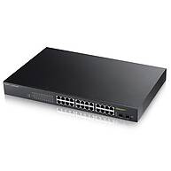 Foto 2 do produto Switch Zyxel GS1900-24HP 24 Portas Gigabit PoE Smart Managed com 2 Slots SFP