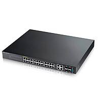 Foto 3 do produto Switch Zyxel GS2210-24HP Gerenciável L2 - 24 Portas Gigabit PoE+ 375W + 4 SFP Combo