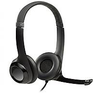 Foto 2 do produto Headset Logitech H390 USB Microfone Cancelamento de Ruído