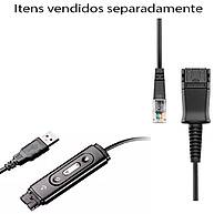 Foto 2 do produto Headset Plantronics HW251N SupraPlus Monaural com Fio – Microfone com Cancelamento de Ruído e Áudio Wideband