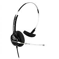 Foto 1 do produto Headset Intelbras THS 40 RJ9 Mono – Tubo de Voz Removível e Arco em Aço Inox