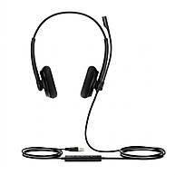 Foto 2 do produto Headset USB Yealink UH34 Lite Dual UC Biauricular Preto