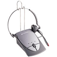 Foto 1 do produto Headset Plantronics S12 com Amplificador RJ9 – Sistema Mãos-Livres para Telefone de Mesa