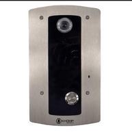 Foto 1 do produto Porteiro IP Khomp Wall 301S Câmera 3MP SIP Aço Escovado