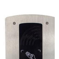 Foto 1 do produto Porteiro Eletrônico IP Khomp IP Wall 312S-R PoE - Gabinete em Aço Escovado IP66 com Teclado Programável