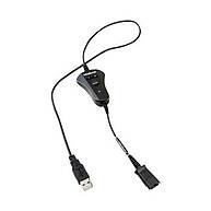 Foto 1 do produto Cordão QD-USB Intelbras QDU 25 com Controle de Volume e Mudo