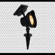 Foto 1 do produto Luminária Solar Spot SuperLED Âmbar Jardim Prova D'água