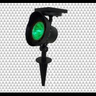 Foto 1 do produto Luminária Spot Solar Ecoforce SuperLED Luz Verde Jardim