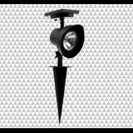 Foto 1 do produto Luminária Spot Solar SuperLED Jardim Aço Prova D'água