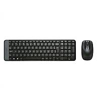 Foto 1 do produto Kit Teclado e Mouse Sem Fio Logitech MK220 Compacto - Conexão 2.4 GHz USB