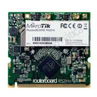 Foto 1 do produto Placa Mini-PCI Mikrotik R52HN Wireless 300Mbps Dual Band