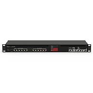 Foto 1 do produto Roteador MikroTik RB2011UiAS-RM - 10 Portas Gigabit/Fast Ethernet, SFP, LCD, RouterOS L5 e Rack 1U