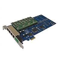 Foto 1 do produto Placa VoIP AEX800E 8FXS PCI-Express