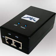 Foto 1 do produto Fonte PoE Ubiquiti 24V 1A 24W Unifi Nanostation Airgrid