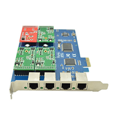 Foto 1 do produto Placa Asterisk AEX410 1FXO 3FXS PCI-Express (similar Digium)