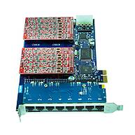 Foto 1 do produto Placa Asterisk AEX800 8FXO PCI-Express (similar Digium)