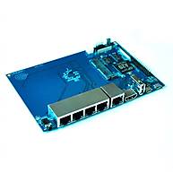 Foto 1 do produto Roteador Banana Pi BPI-R1 1GB RAM 5 Portas Gigabit SATA Wi-Fi