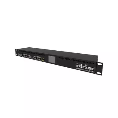 Foto 3 do produto RouterBoard MikroTik RB3011UiAS-RM | 10 Portas Gigabit, SFP, USB 3.0 e PoE Out