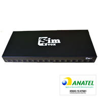 Foto 1 do produto Gateway GSM Synway SimVox-16 16 Canais Chipeira Asterisk
