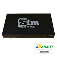 Foto 1 do produto Gateway GSM Synway SimVox-4 4 Canais SIP VoIP