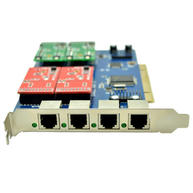 Foto 2 do produto Placa TDM410P 2FXS 2FXO PCI Asterisk (similar Digium)