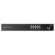 Foto 2 do produto Switch Grandstream GWN7801 - 8 Portas Gigabit + 2 SFP, Layer 2+ Gerenciável para Redes Corporativas
