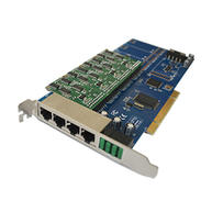 Foto 2 do produto Placa Asterisk TDM800P 8FXS 8 Portas PABX IP