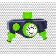 Foto 1 do produto Temporizador Mecânico Irrigação 2 Saídas Jardim Sem Pilhas