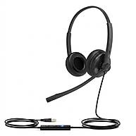 Foto 1 do produto Headset Yealink UH34 Dual UC USB com Cancelamento de Ruído