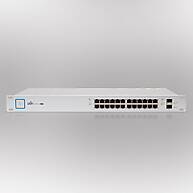 Foto 1 do produto Switch Ubiquiti UniFi US-24-500W 24 Portas Gigabit PoE+ Gerenciável com SFP