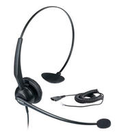 Foto 1 do produto Headset Yealink YHS32 RJ9 com Cancelamento de Ruído para Telefone IP
