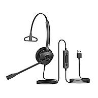 Foto 1 do produto Headset Mono USB Fanvil HT301-U com Cancelamento de Ruído ENC