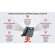 Foto 4 do produto Telefone IP Grandstream GRP2602G – 2 Linhas, 4 Contas SIP, Gigabit Ethernet e PoE
