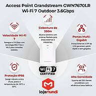 Foto 6 do produto GWN7670LR Grandstream: Access Point Wi-Fi 7 Outdoor IP66 de Longo Alcance