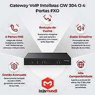 Foto 3 do produto Gateway VoIP Intelbras GW 304 O 4 Portas FXO Analógico