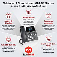 Foto 4 do produto Telefone IP Grandstream GRP2612P 2 Linhas SIP com PoE e Áudio HD