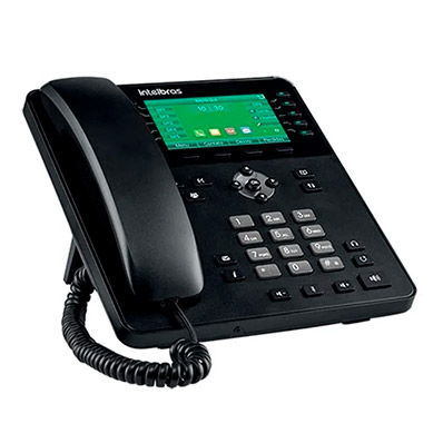 Telefone IP Intelbras TIP 635G Gigabit com Vídeo, 20 Contas SIP e 45 Teclas Programáveis