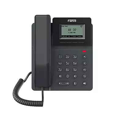 Telefone IP Fanvil V50P 2 Linhas SIP com PoE, Voz HD e Conferência de 6 Vias