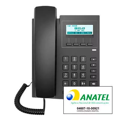Telefone IP Fanvil X1 2 Linhas SIP Voz HD Porta